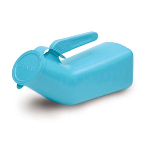 EA/1 HANGING MALE URINAL WITH LID, AUTO CLAVABLE
