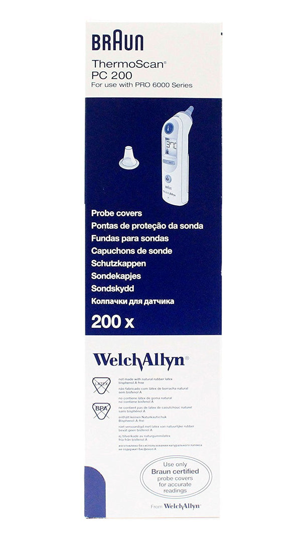 BX/200 PROBE COVERS FOR THERMOSCAN PRO6000 & PR4000 TYMPANIC EAR THERMOMETER
