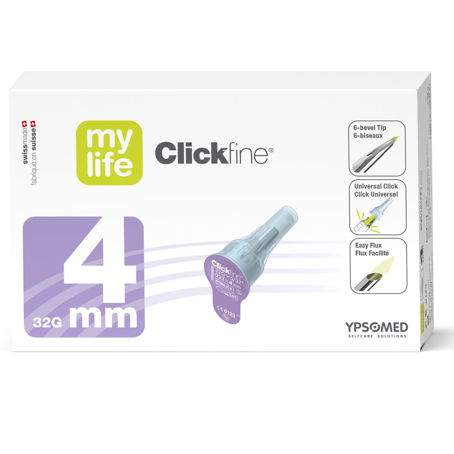 BX/100 CLICKFINE PEN NEEDLES 32G 4MM ** Discontinued **