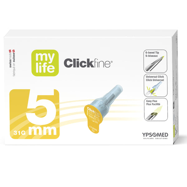 BX/100 CLICKFINE PEN NEEDLES 31G 5MM ** Discontinued **